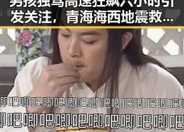 男孩独驾高速狂飙六小时引发关注，青海海西地震救援现场反差令人震撼