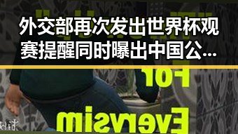 外交部再次发出世界杯观赛提醒同时曝出中国公民外国外观赛遭持枪抢劫引关注